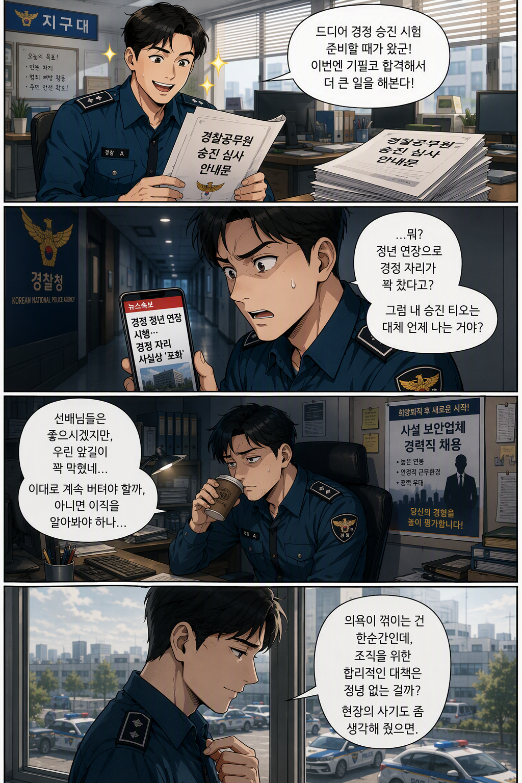 경찰공무원법 일부개정법률안 웹툰 1