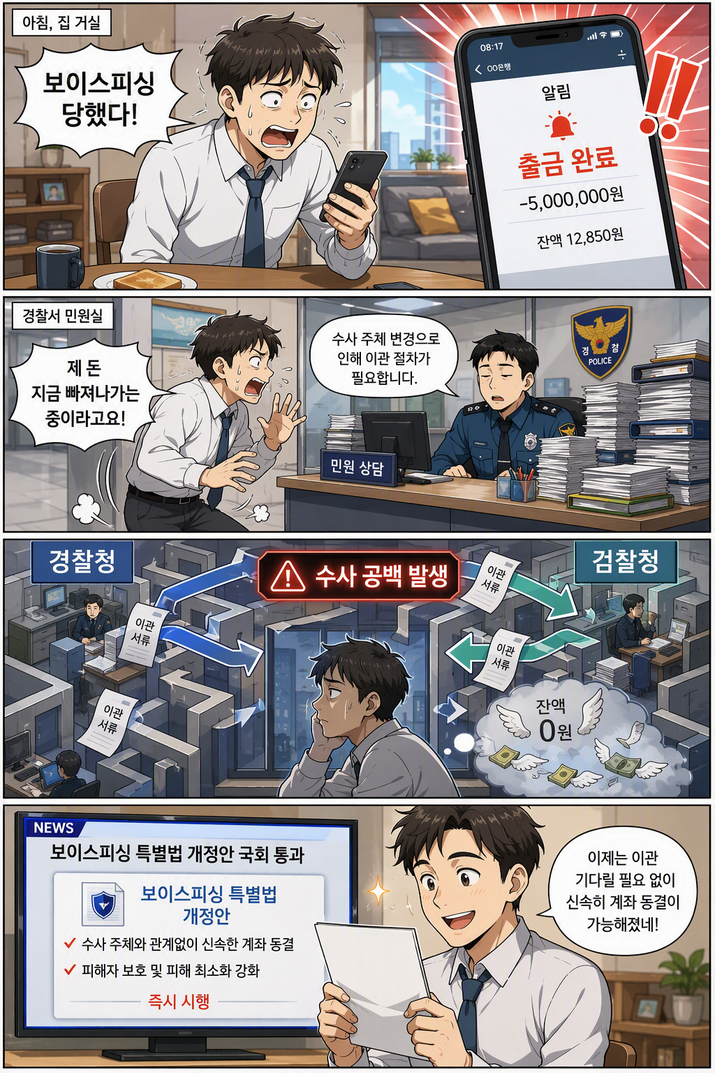 전기통신금융사기 피해 방지 및 피해자산 환급에 관한 특별법 일부개정법률안 웹툰 1