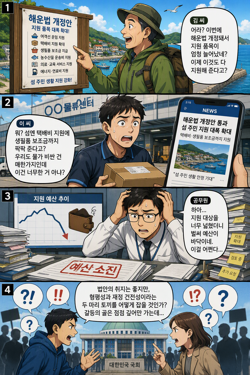 해운법 일부개정법률안 웹툰 1