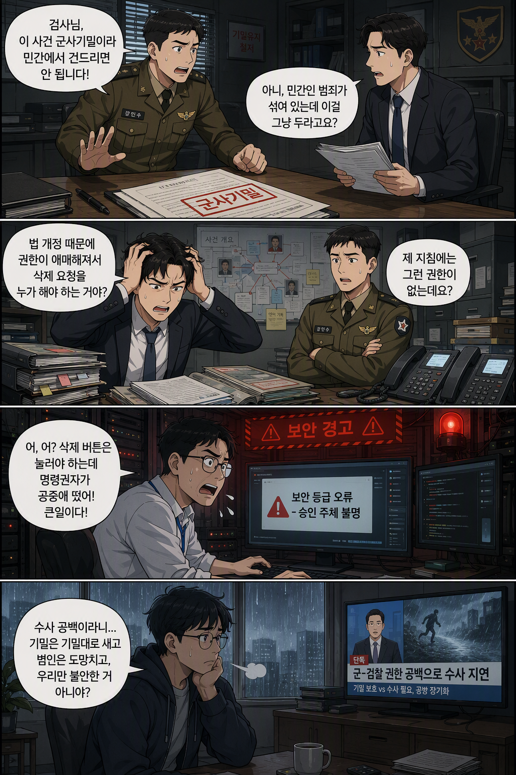 군사기밀 보호법 일부개정법률안 웹툰 1