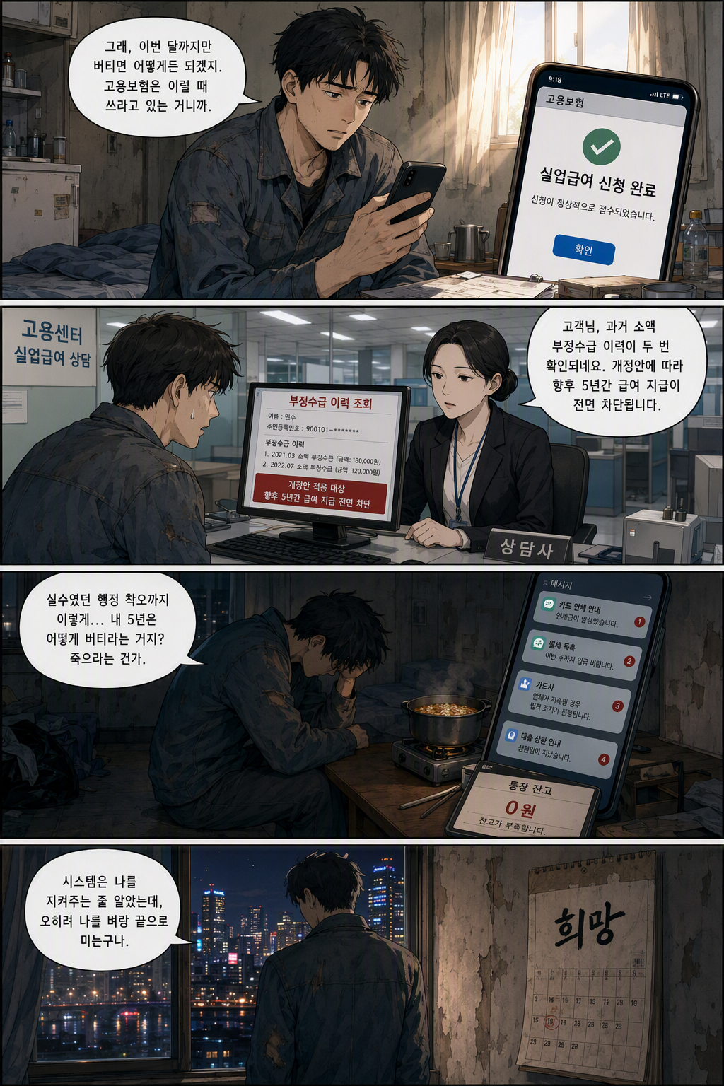 고용보험법 일부개정법률안 웹툰 1