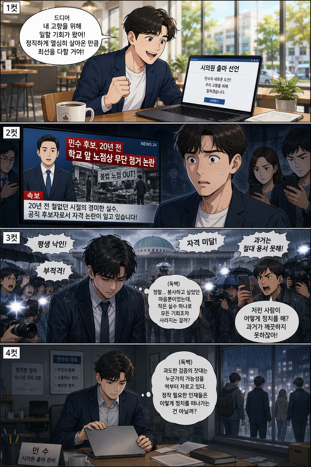 공직선거법 일부개정법률안 웹툰 1