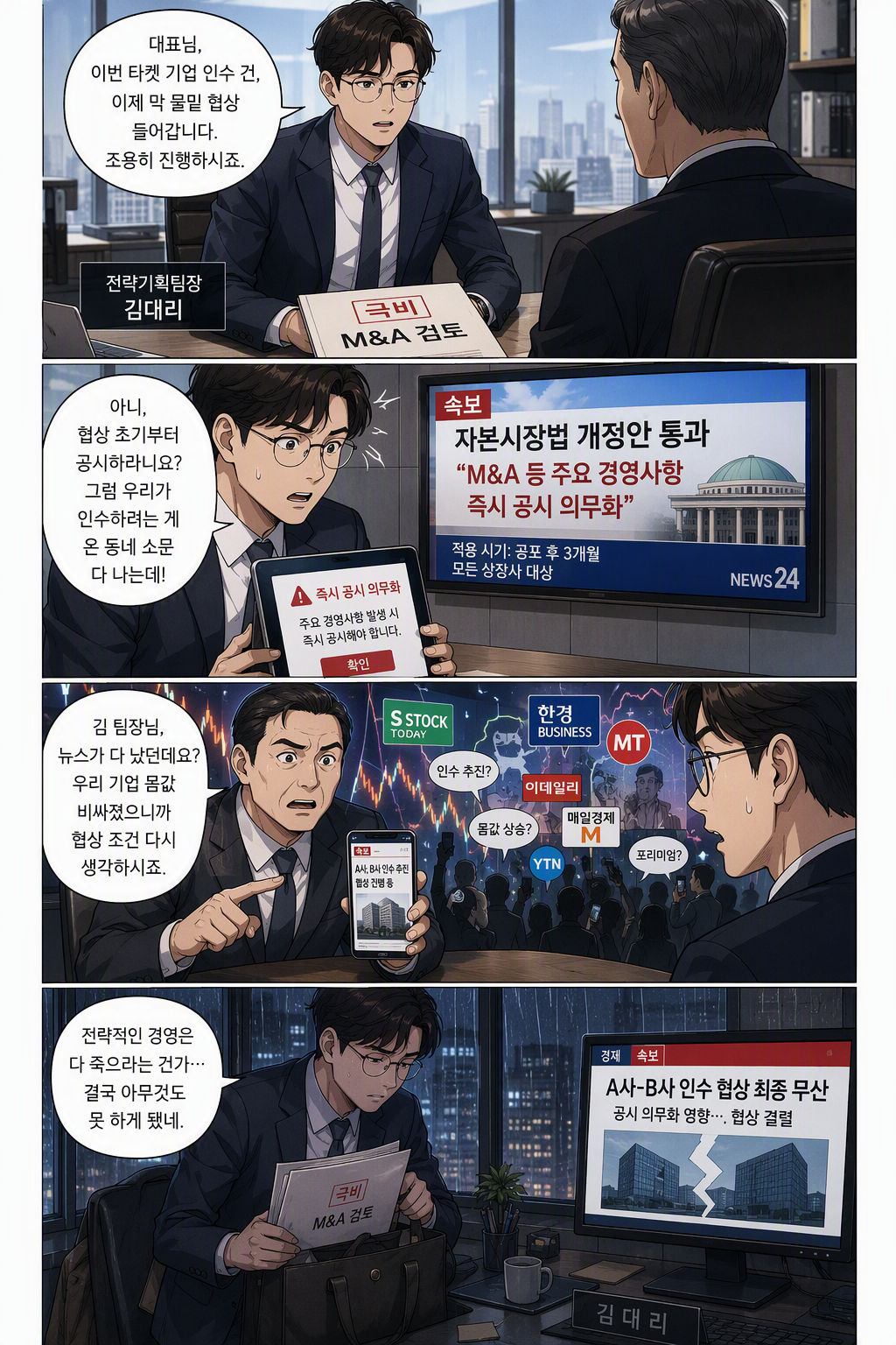 자본시장과 금융투자업에 관한 법률 일부개정법률안 웹툰 1