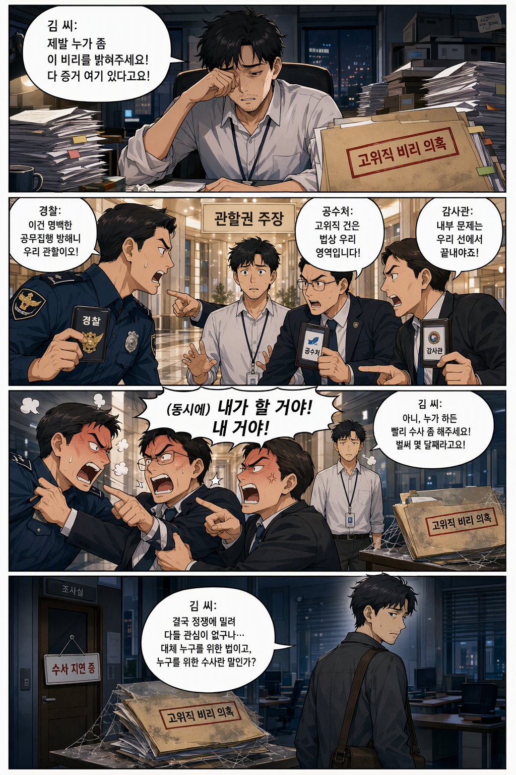 고위공직자범죄수사처 설치 및 운영에 관한 법률 일부개정법률안 웹툰 1