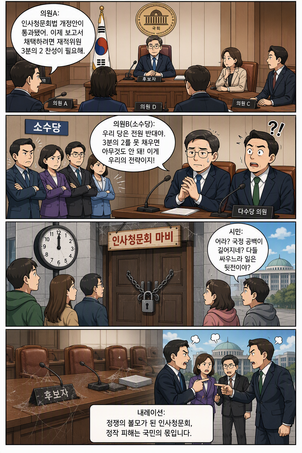 인사청문회법 일부개정법률안 웹툰 1
