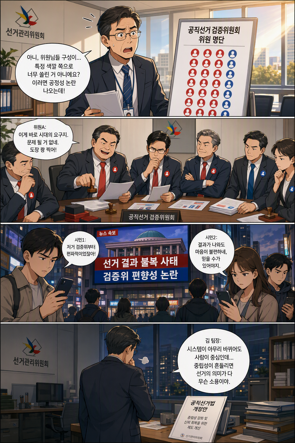 공직선거법 일부개정법률안 웹툰 1