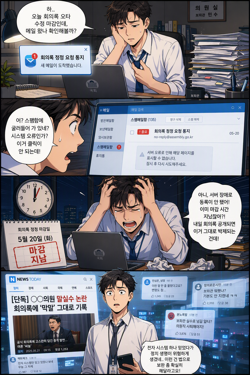 국회법 일부개정법률안 웹툰 1