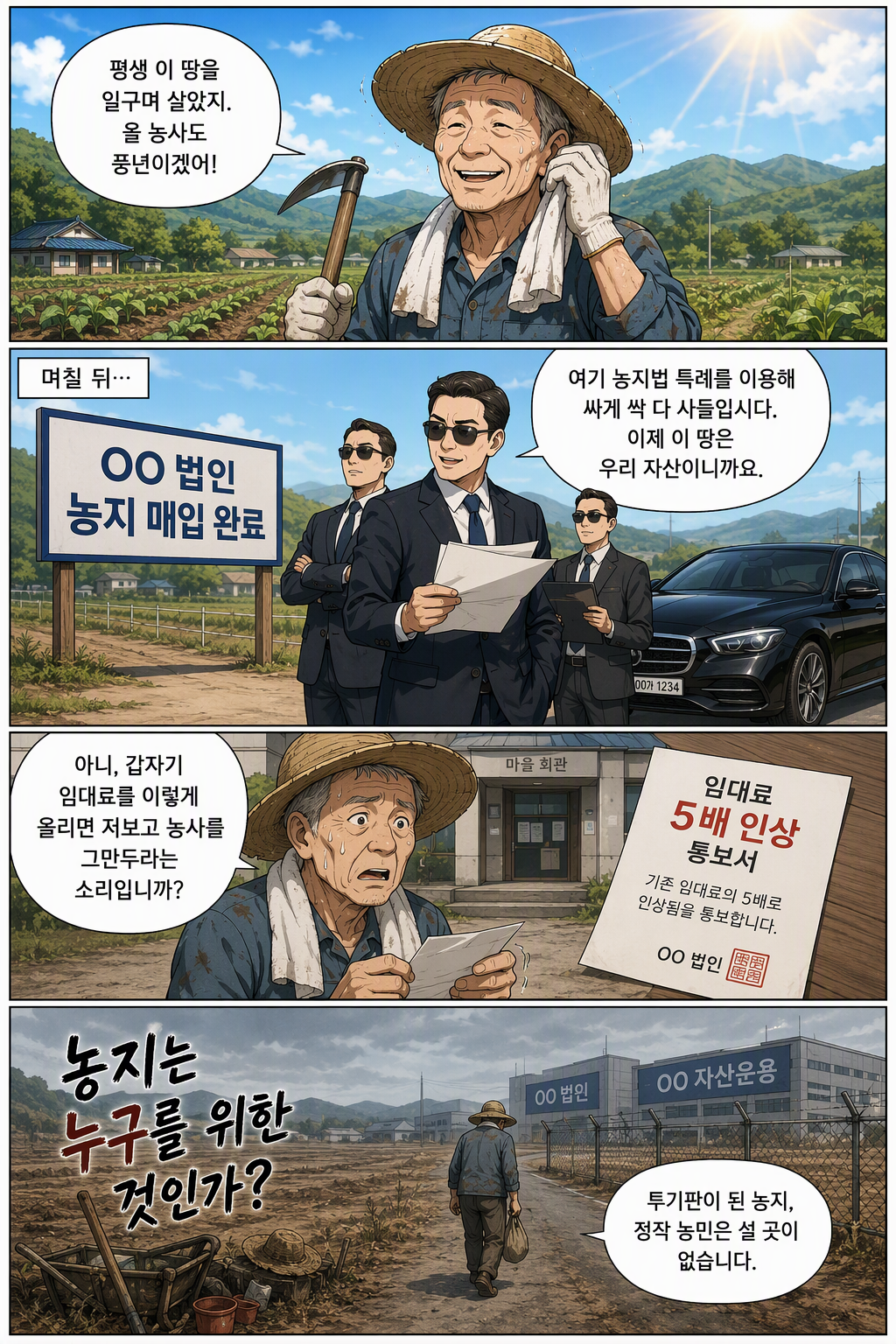 농지법 일부개정법률안 웹툰 1