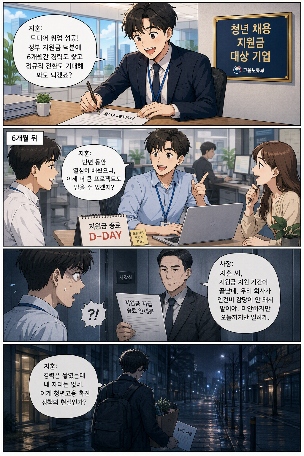 청년고용촉진 특별법 일부개정법률안 웹툰 1