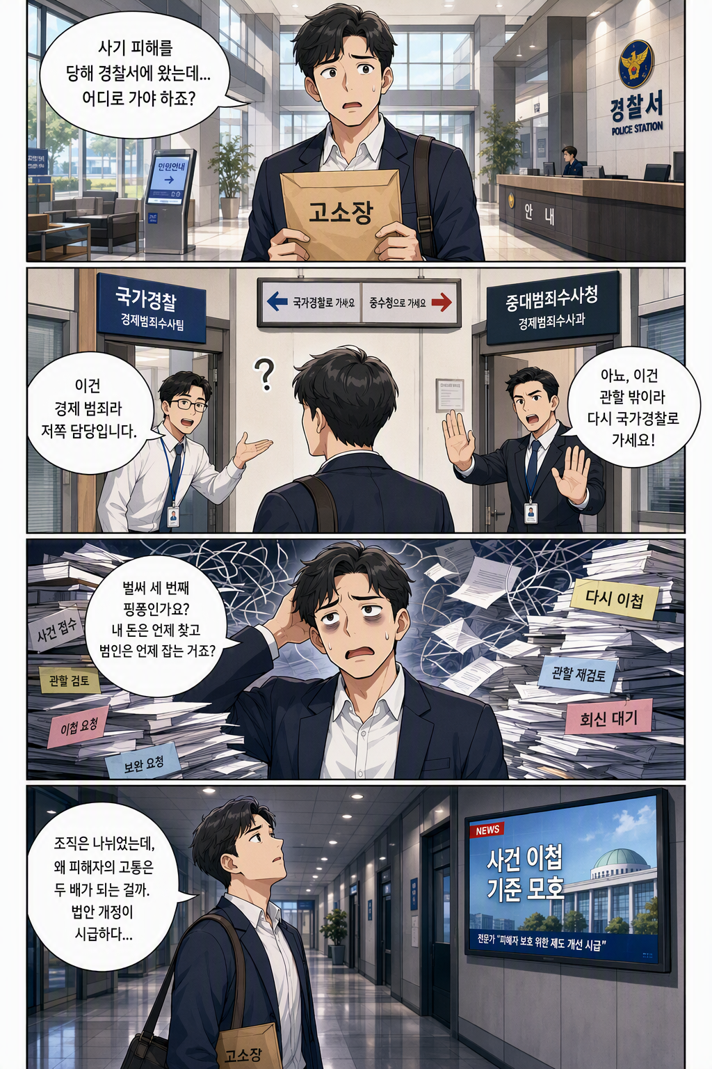 국가경찰과 자치경찰의 조직 및 운영에 관한 법률 일부개정법률안 웹툰 1
