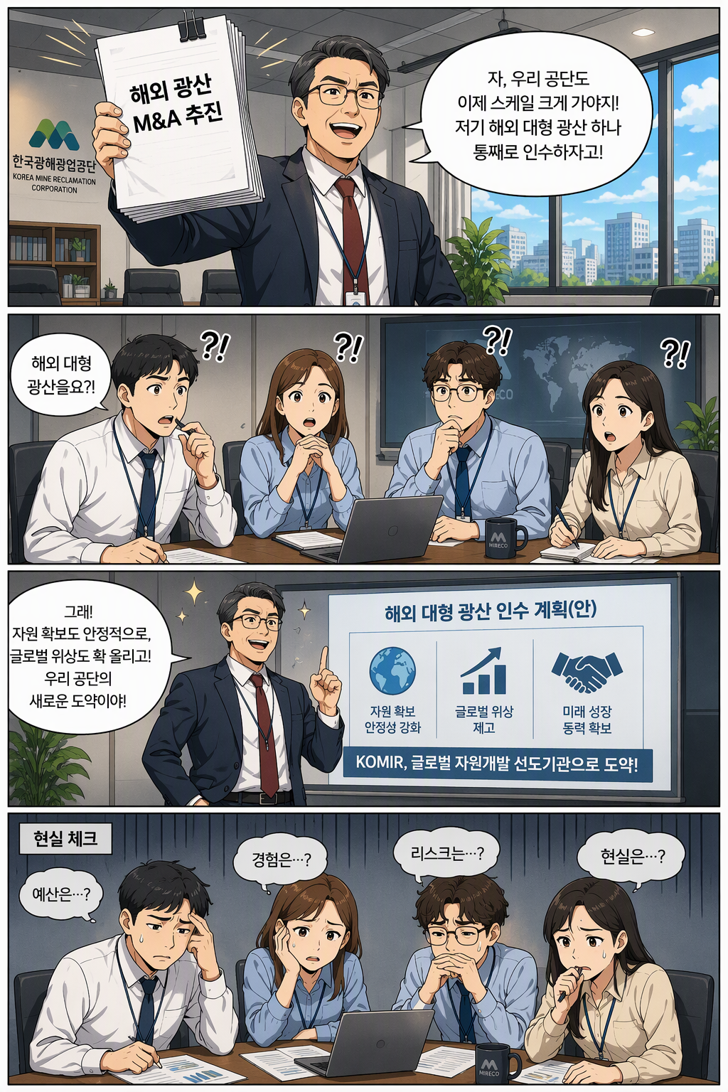 한국광해광업공단법 일부개정법률안 웹툰 1
