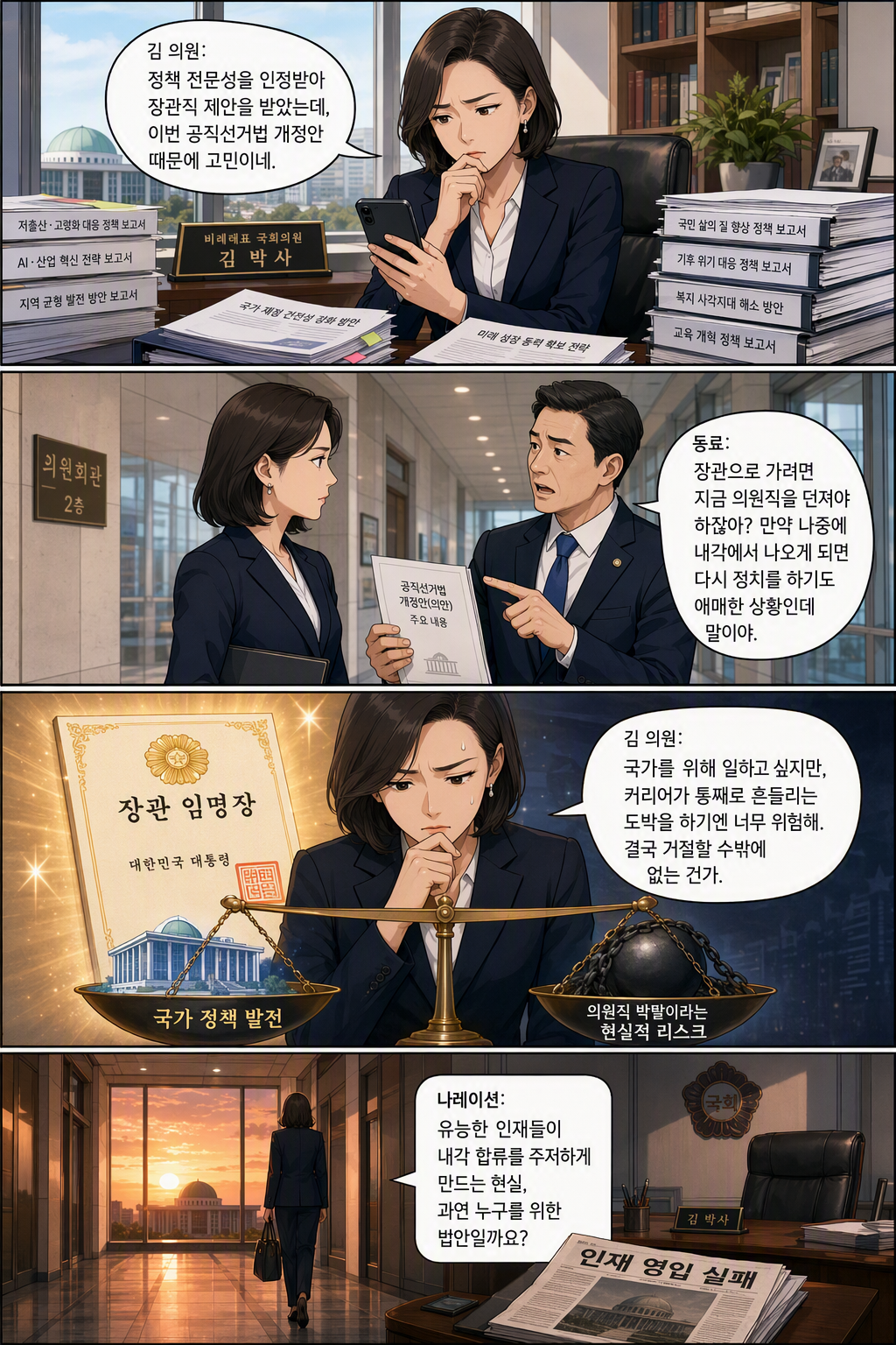 공직선거법 일부개정법률안 웹툰 1