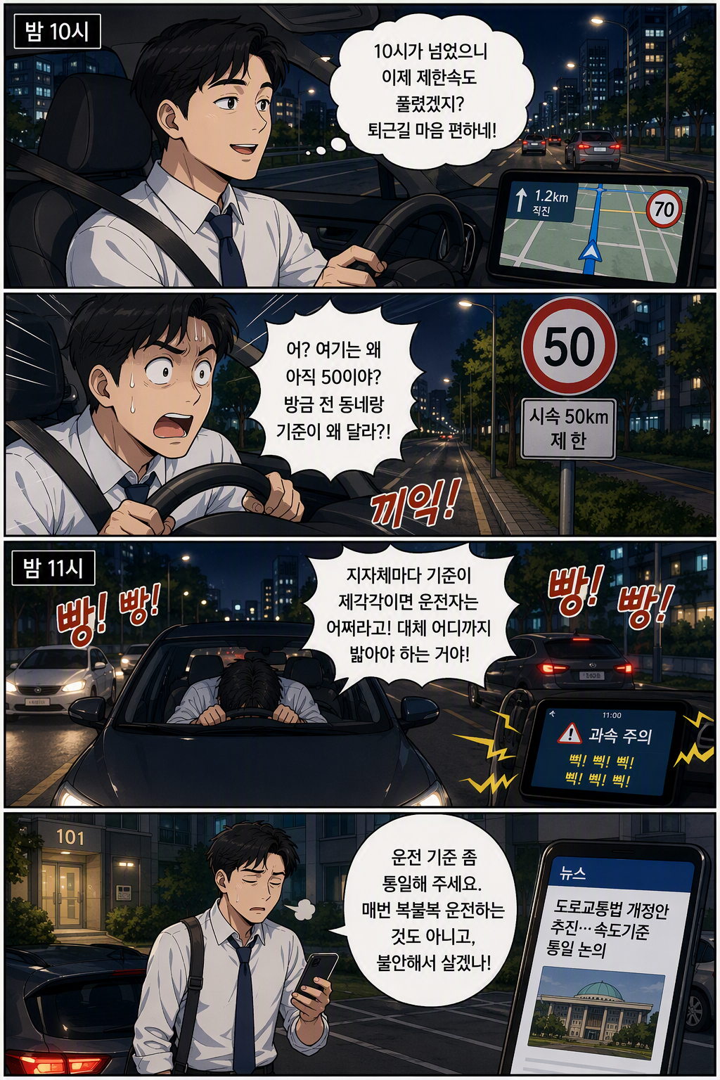 도로교통법 일부개정법률안 웹툰 1