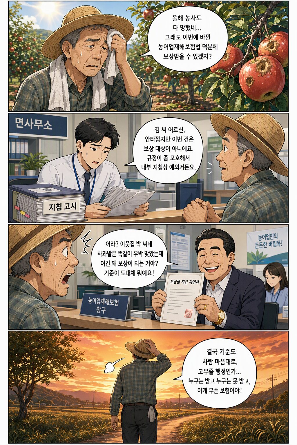 농어업재해보험법 일부개정법률안 웹툰 1