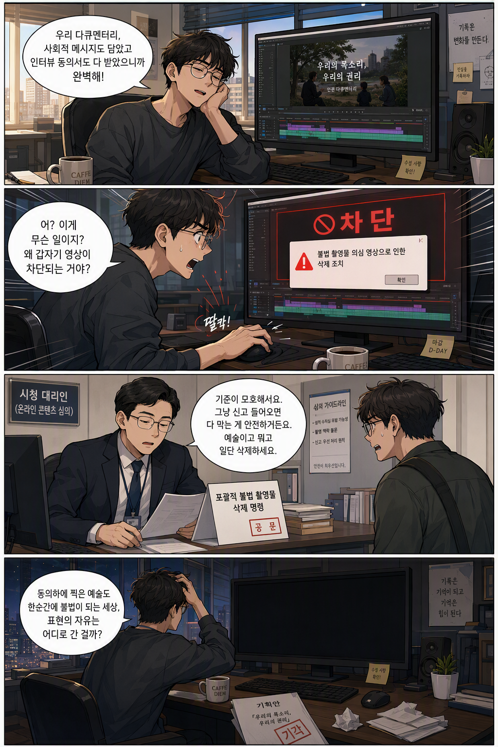 성폭력방지 및 피해자보호 등에 관한 법률 일부개정법률안 웹툰 1