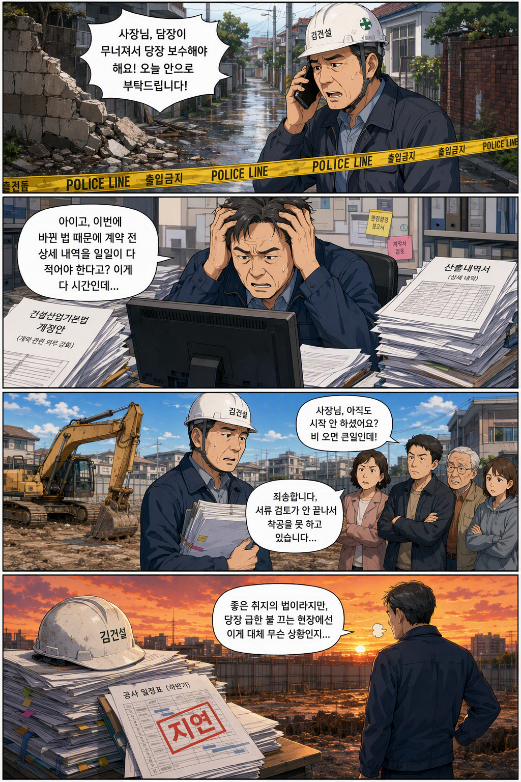 건설산업기본법 일부개정법률안 웹툰 1
