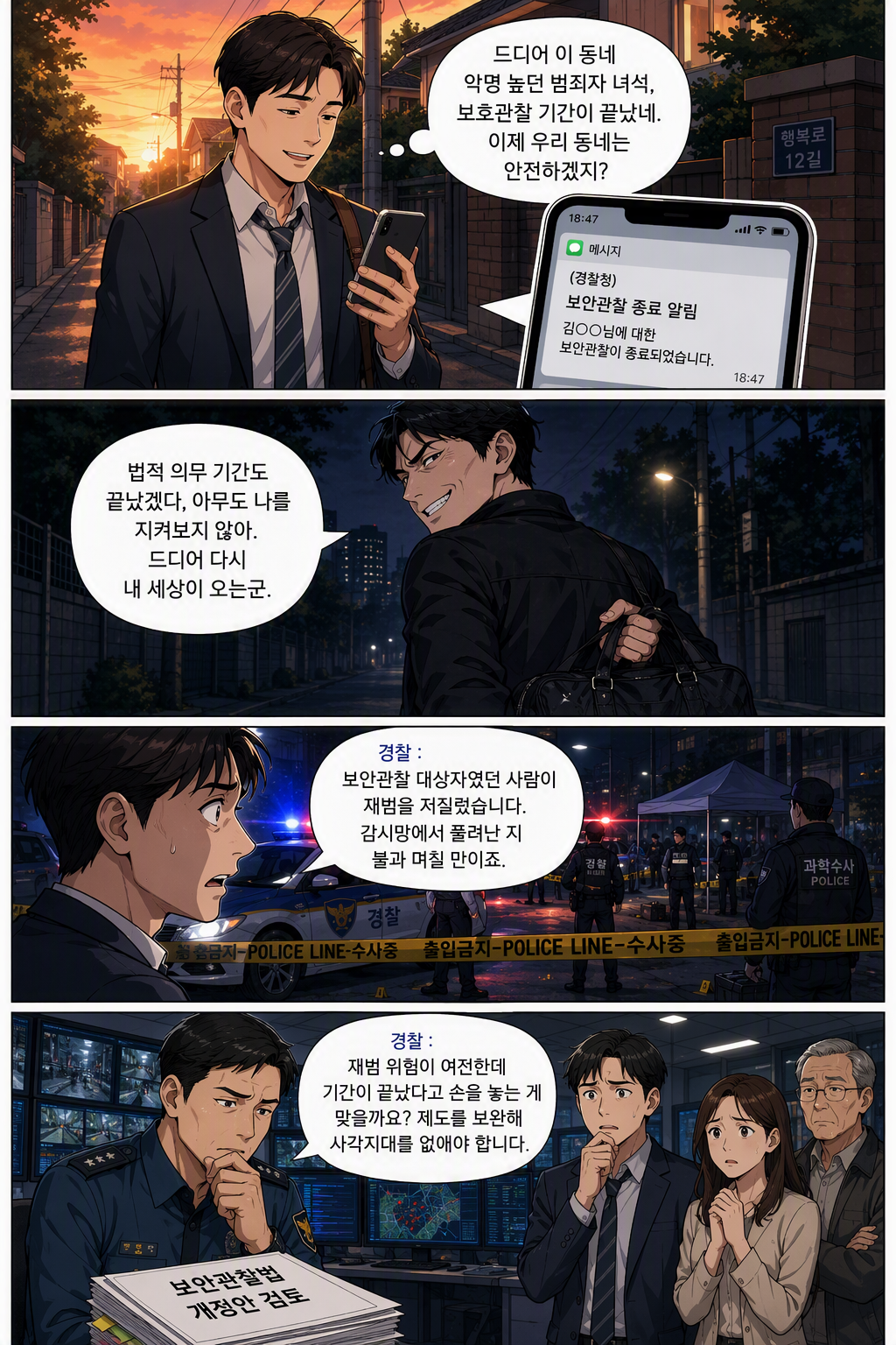 보안관찰법 일부개정법률안 웹툰 1