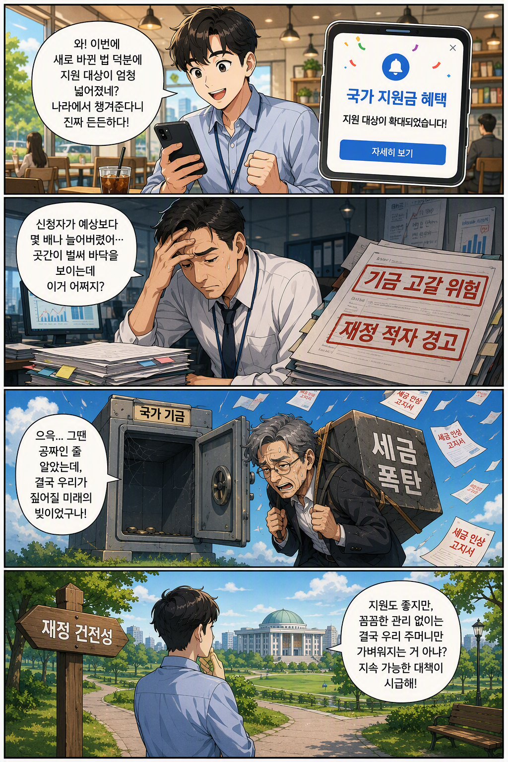 국가재정법 일부개정법률안 웹툰 1