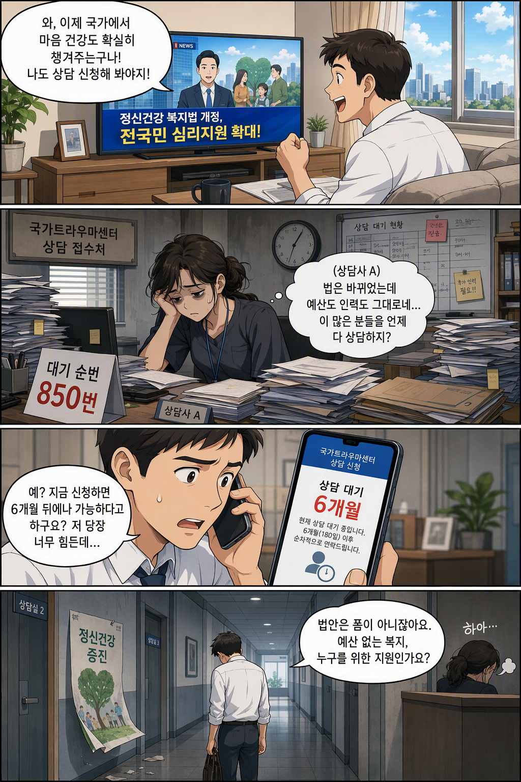 정신건강증진 및 정신질환자 복지서비스 지원에 관한 법률 일부개정법률안 웹툰 1