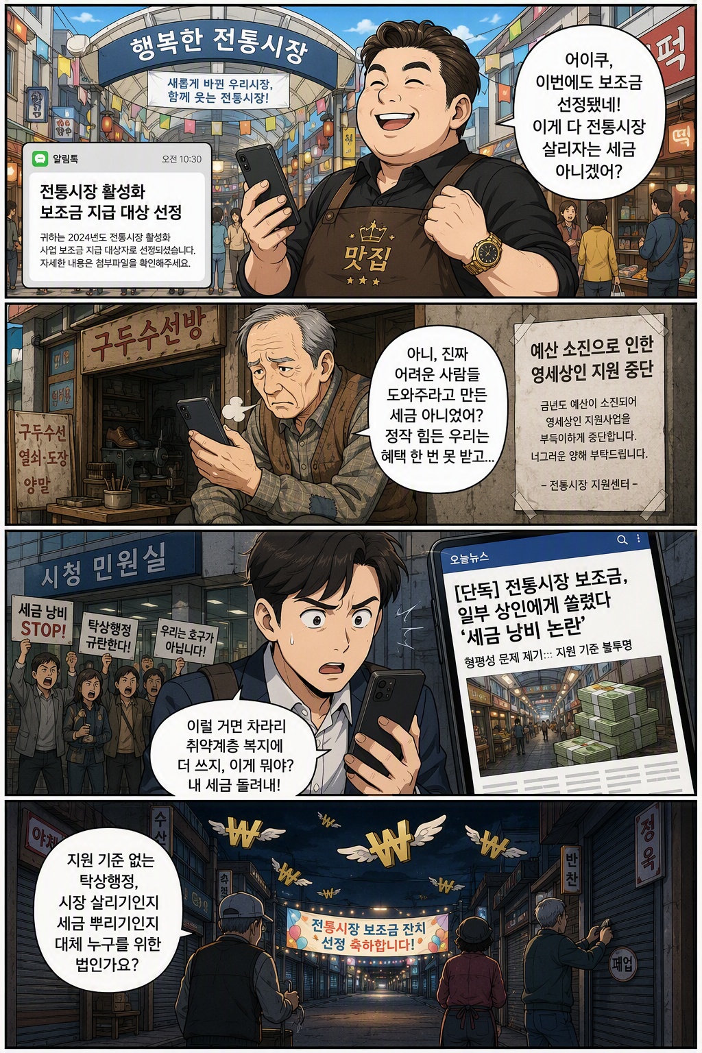 전통시장 및 상점가 육성을 위한 특별법 일부개정법률안 웹툰 1
