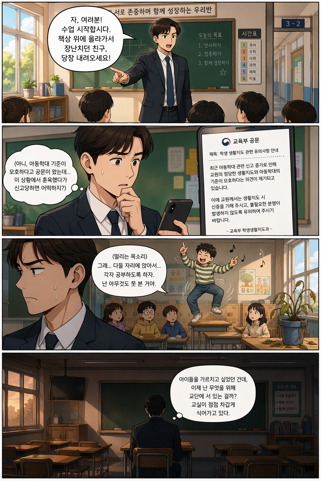 초·중등교육법 일부개정법률안 웹툰 1