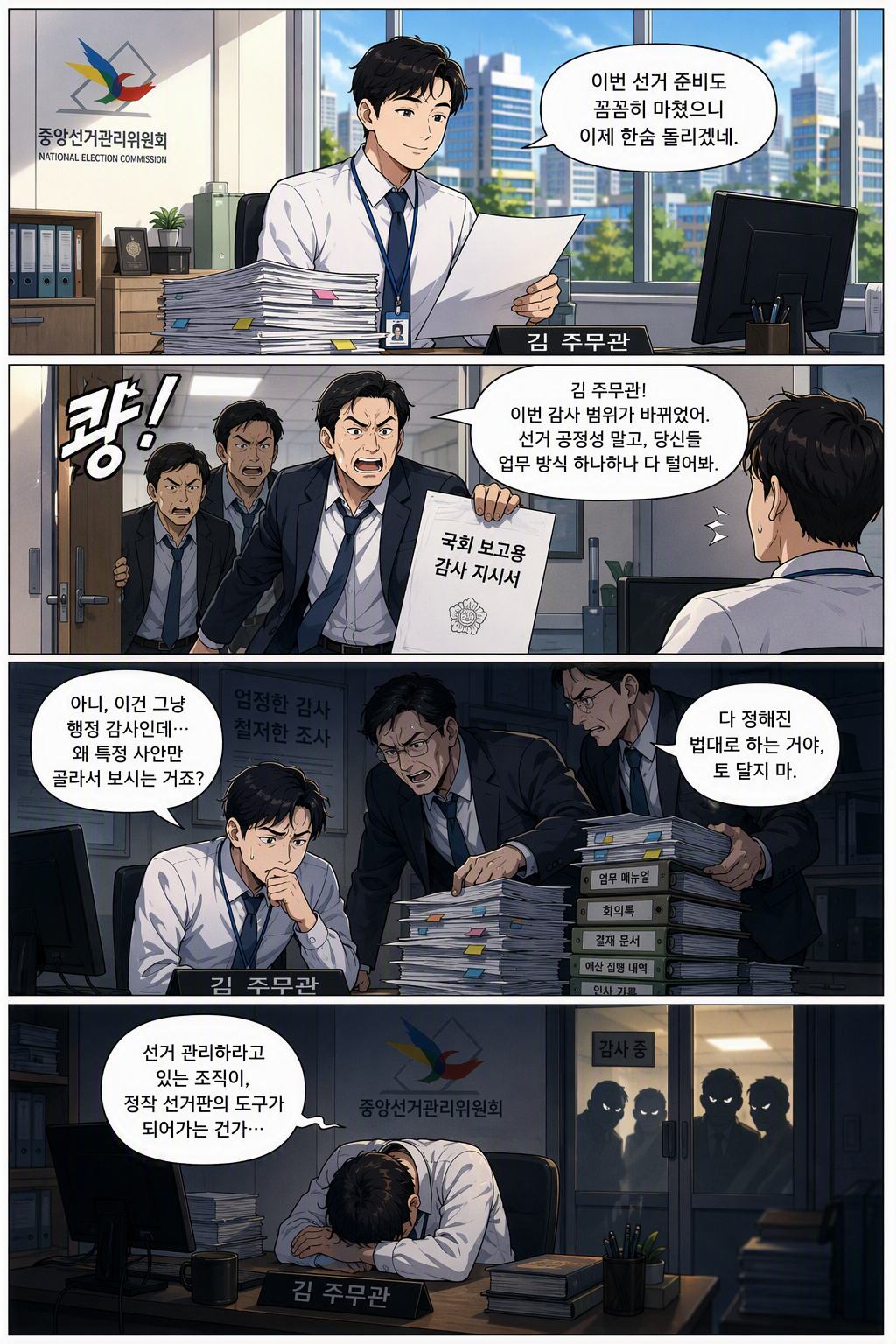선거관리위원회법 일부개정법률안 웹툰 1