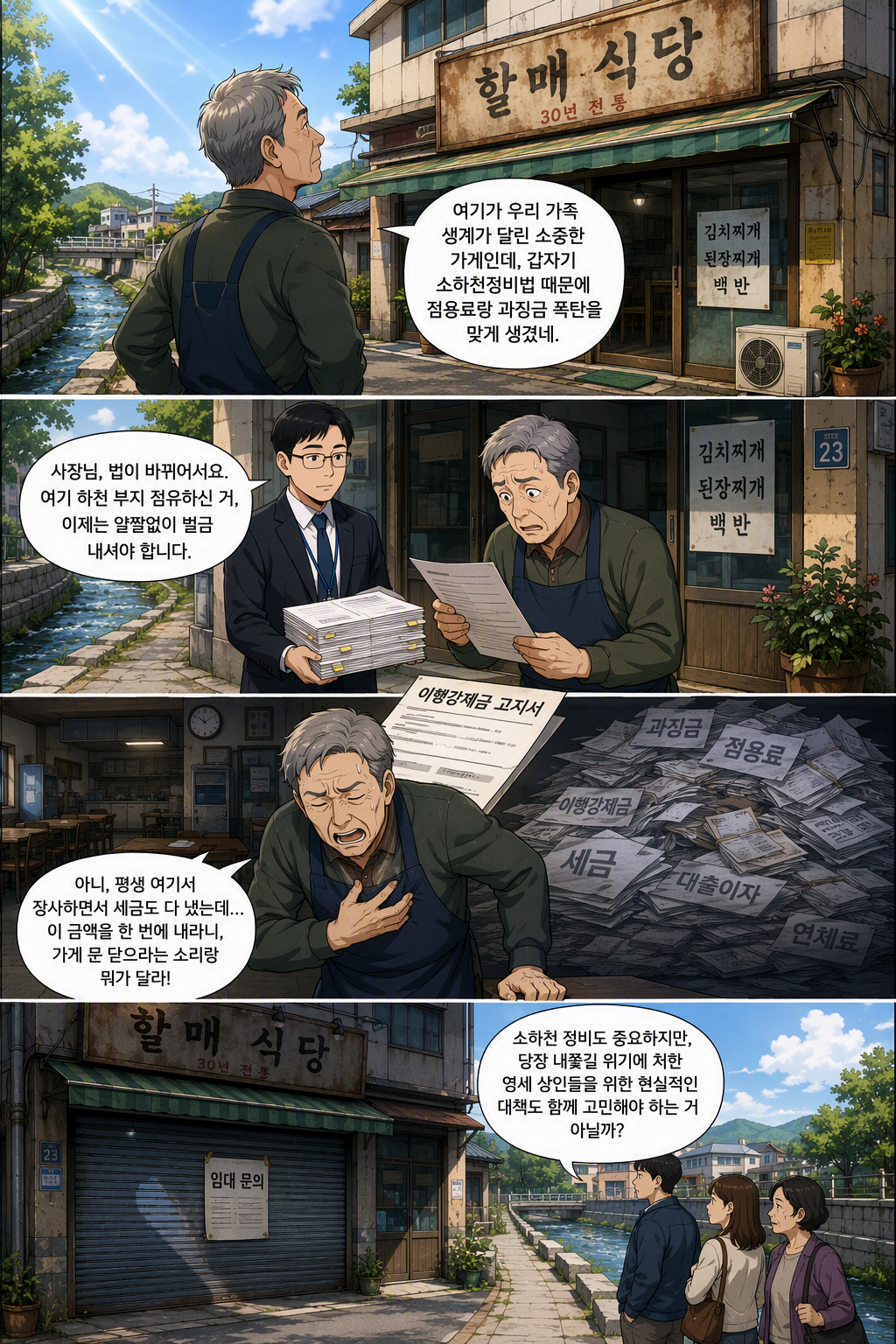 소하천정비법 일부개정법률안 웹툰 1