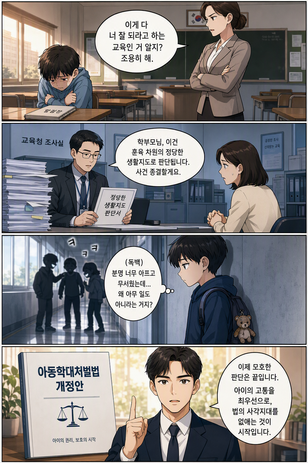 아동학대범죄의 처벌 등에 관한 특례법 일부개정법률안 웹툰 1