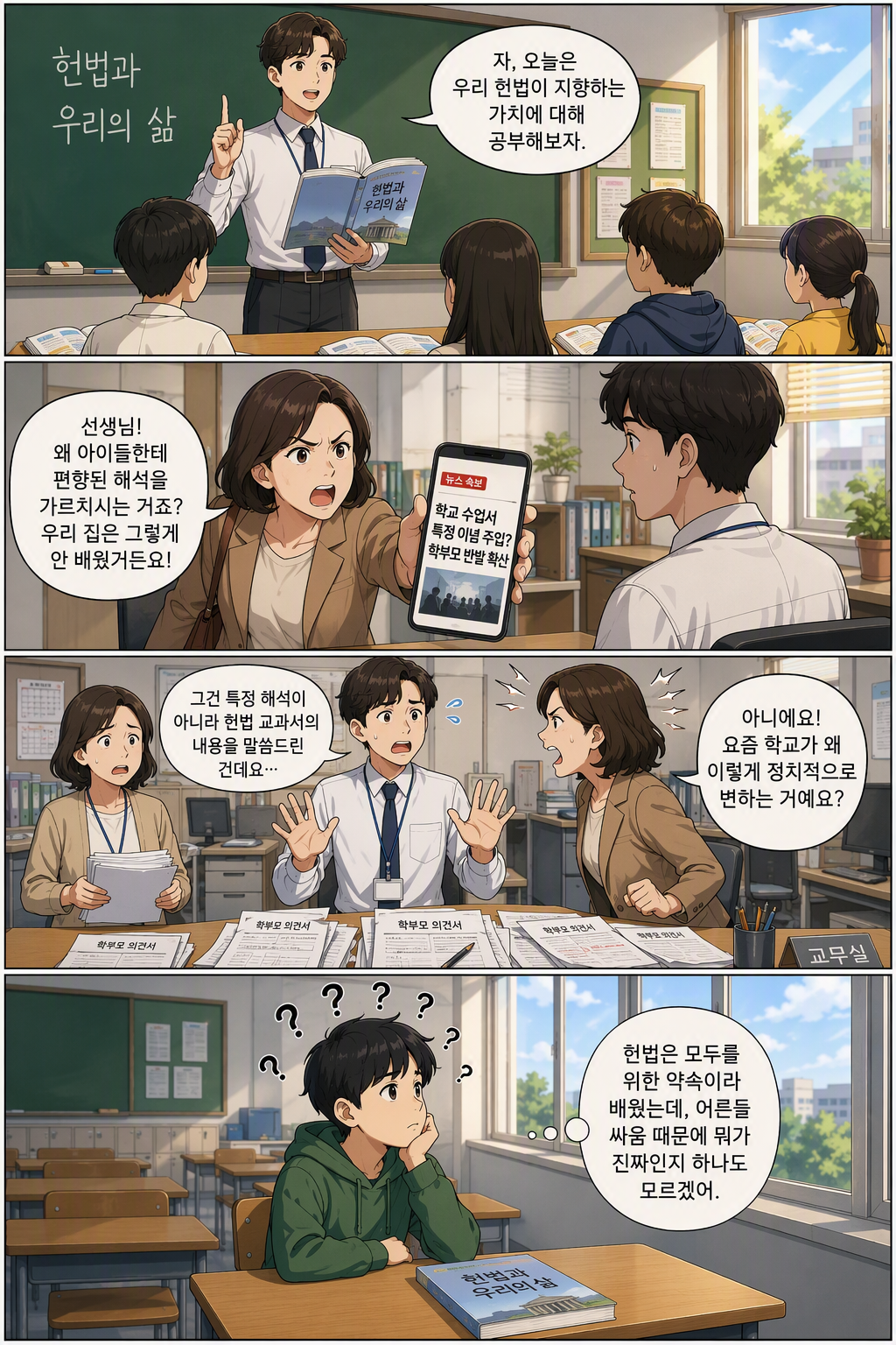 교육기본법 일부개정법률안 웹툰 1