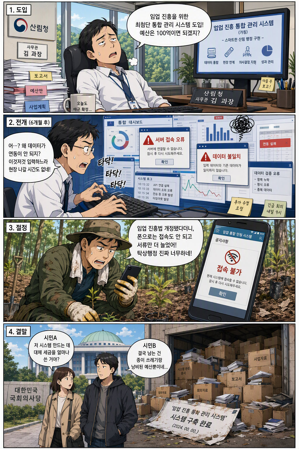 임업 및 산촌 진흥촉진에 관한 법률 일부개정법률안 웹툰 1