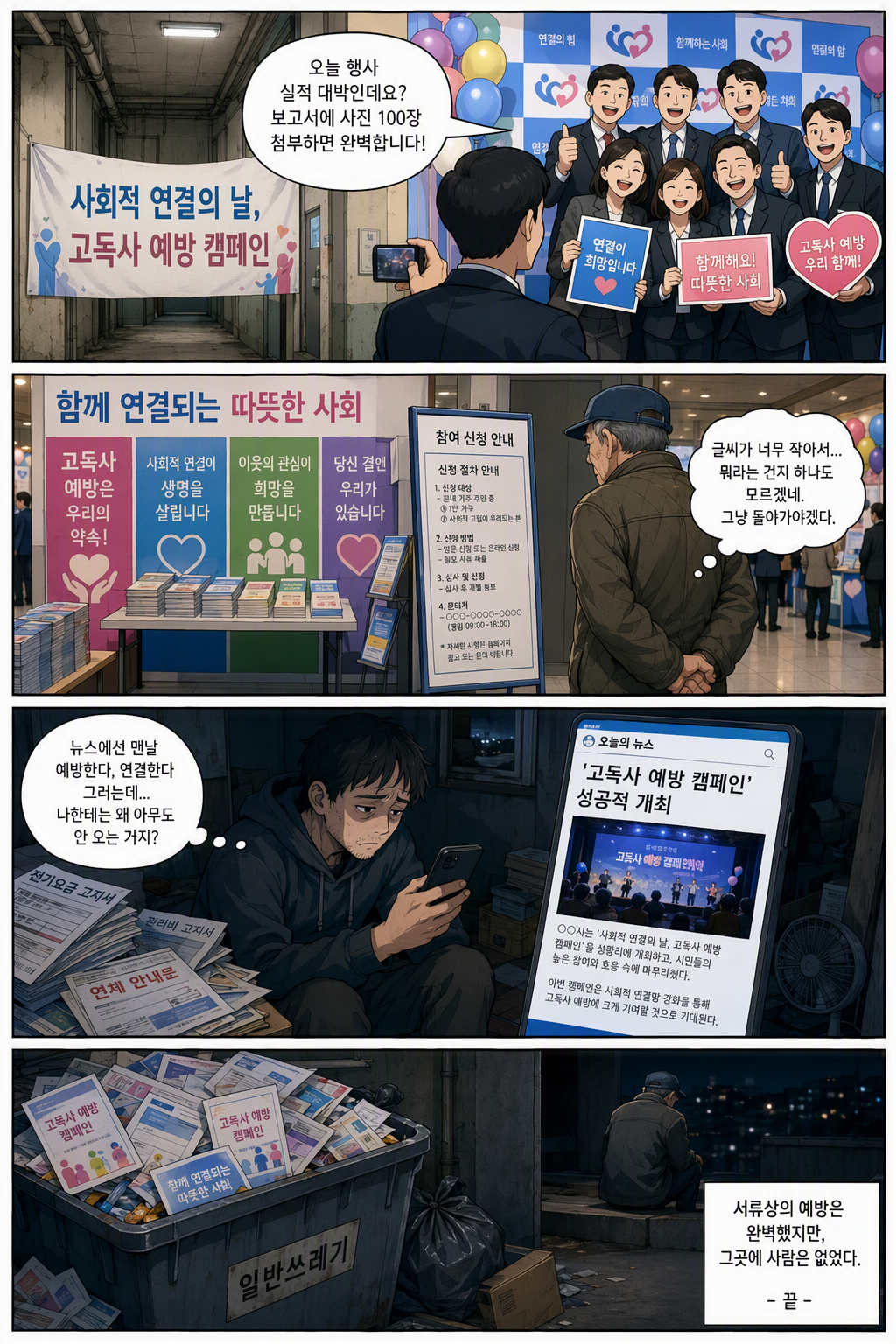 고독사 예방 및 관리에 관한 법률 전부개정법률안 웹툰 1