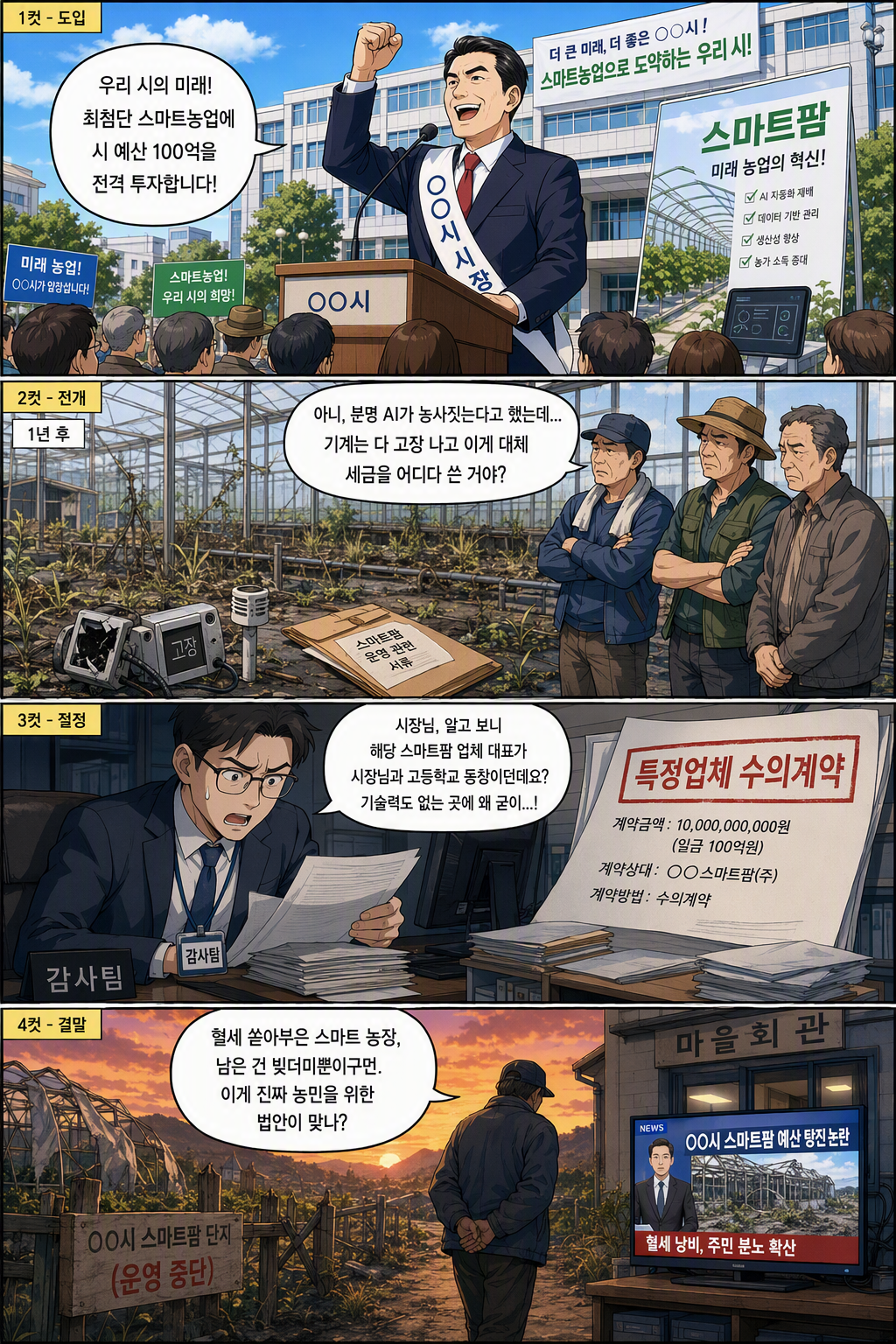 스마트농업 육성 및 지원에 관한 법률 일부개정법률안 웹툰 1