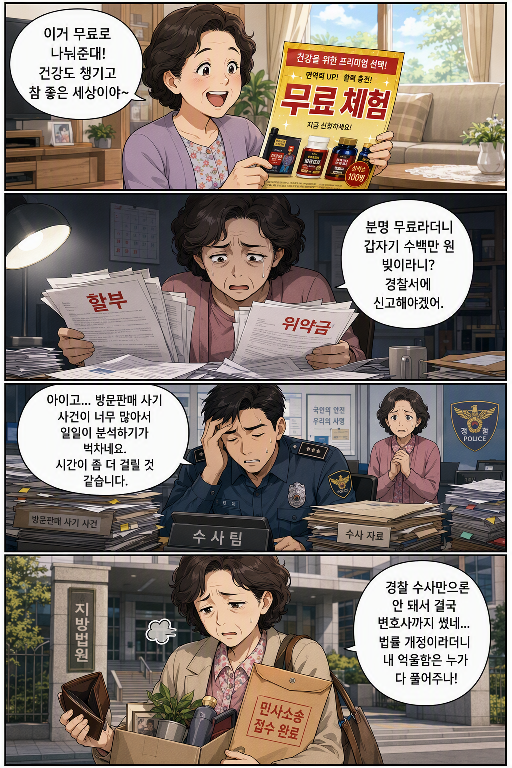 방문판매 등에 관한 법률 일부개정법률안 웹툰 1