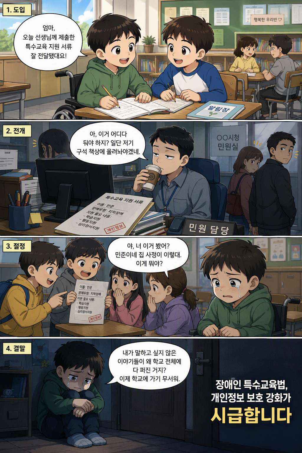 장애인 등에 대한 특수교육법 일부개정법률안 웹툰 1
