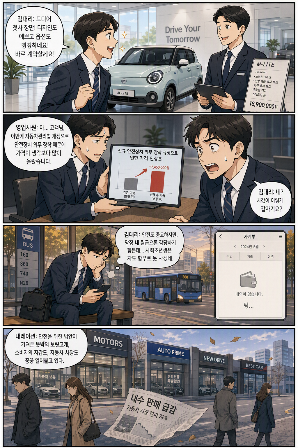 자동차관리법 일부개정법률안 웹툰 1
