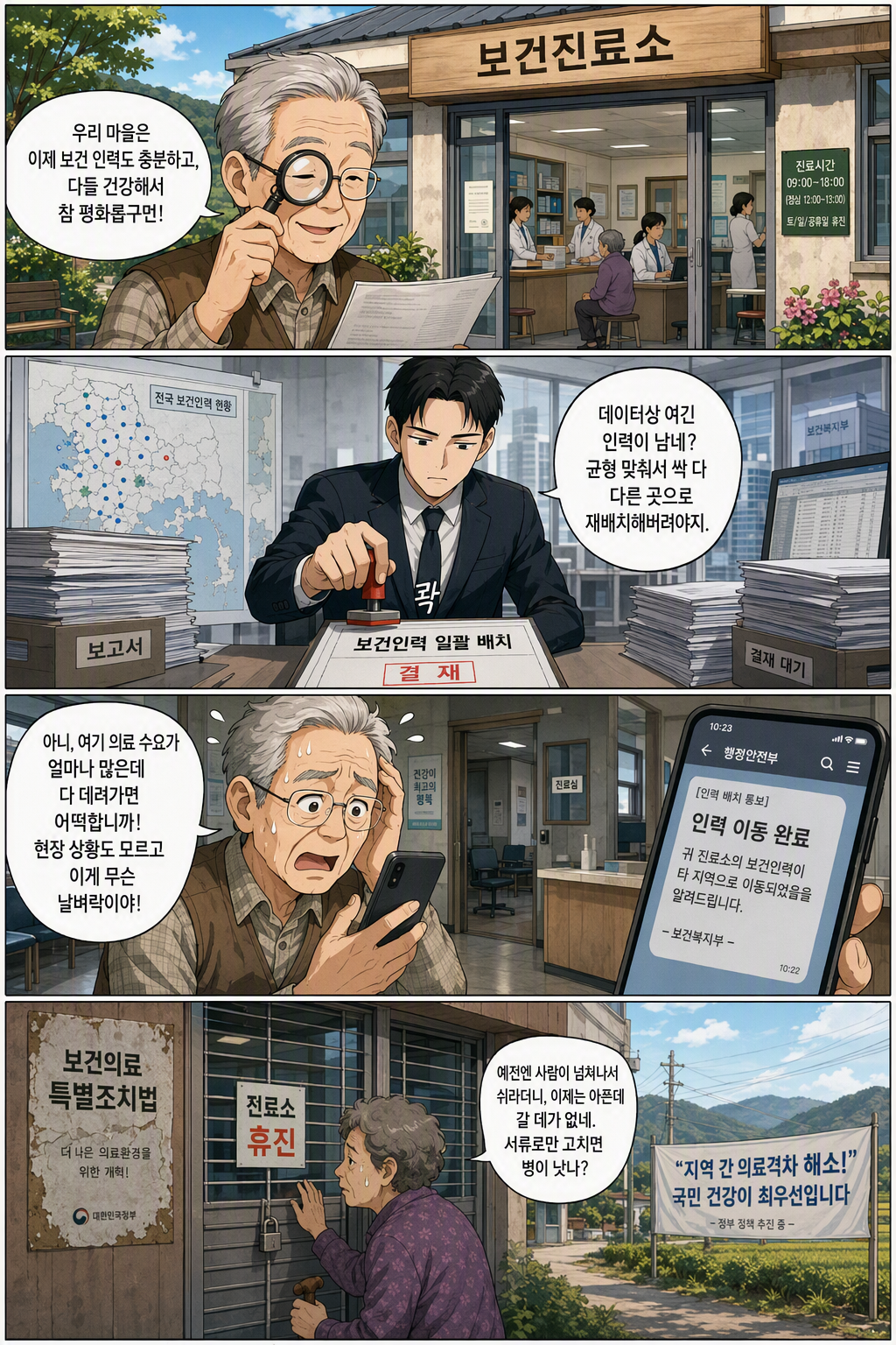 농어촌 등 보건의료를 위한 특별조치법 일부개정법률안 웹툰 1