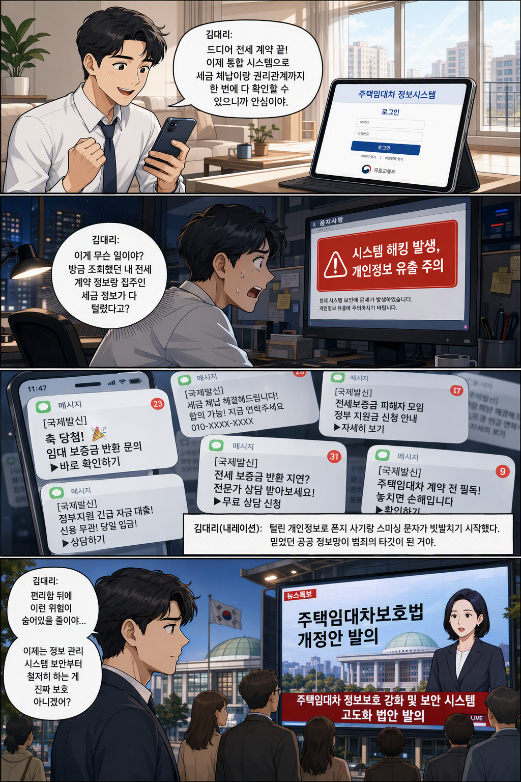 주택임대차보호법 일부개정법률안 웹툰 1