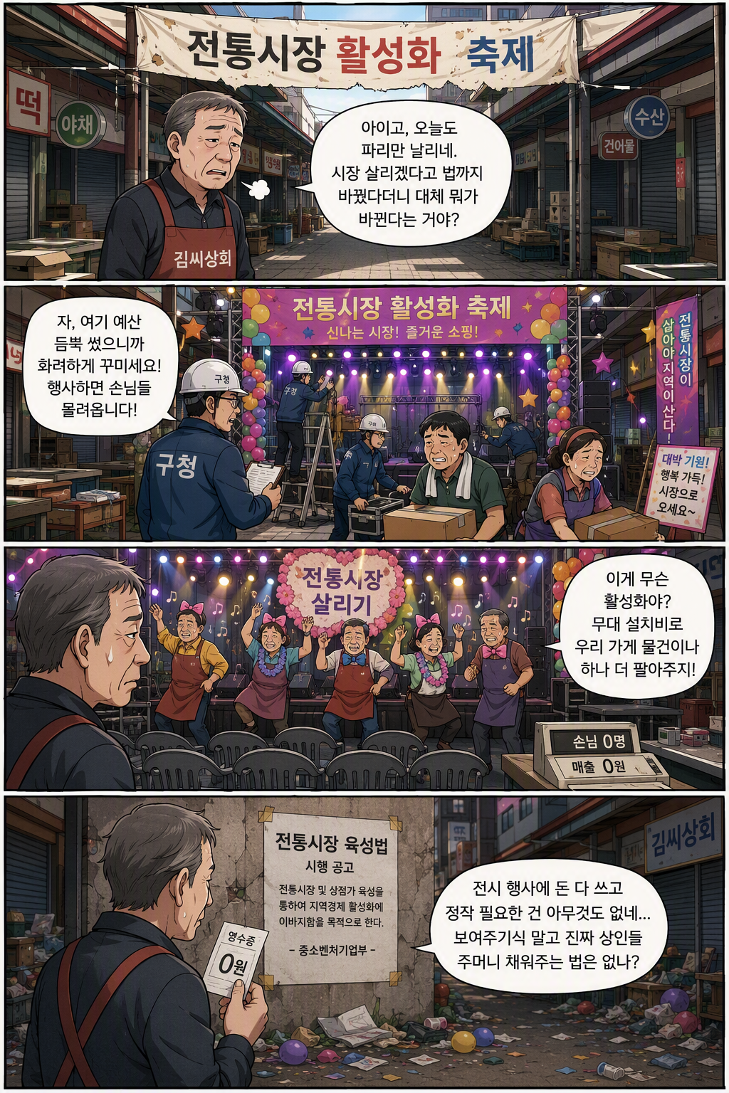 전통시장 및 상점가 육성을 위한 특별법 일부개정법률안 웹툰 1