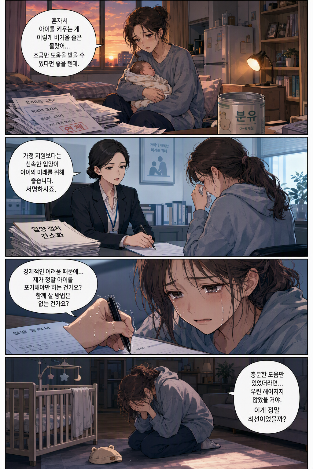 국내입양에 관한 특별법 일부개정법률안 웹툰 1