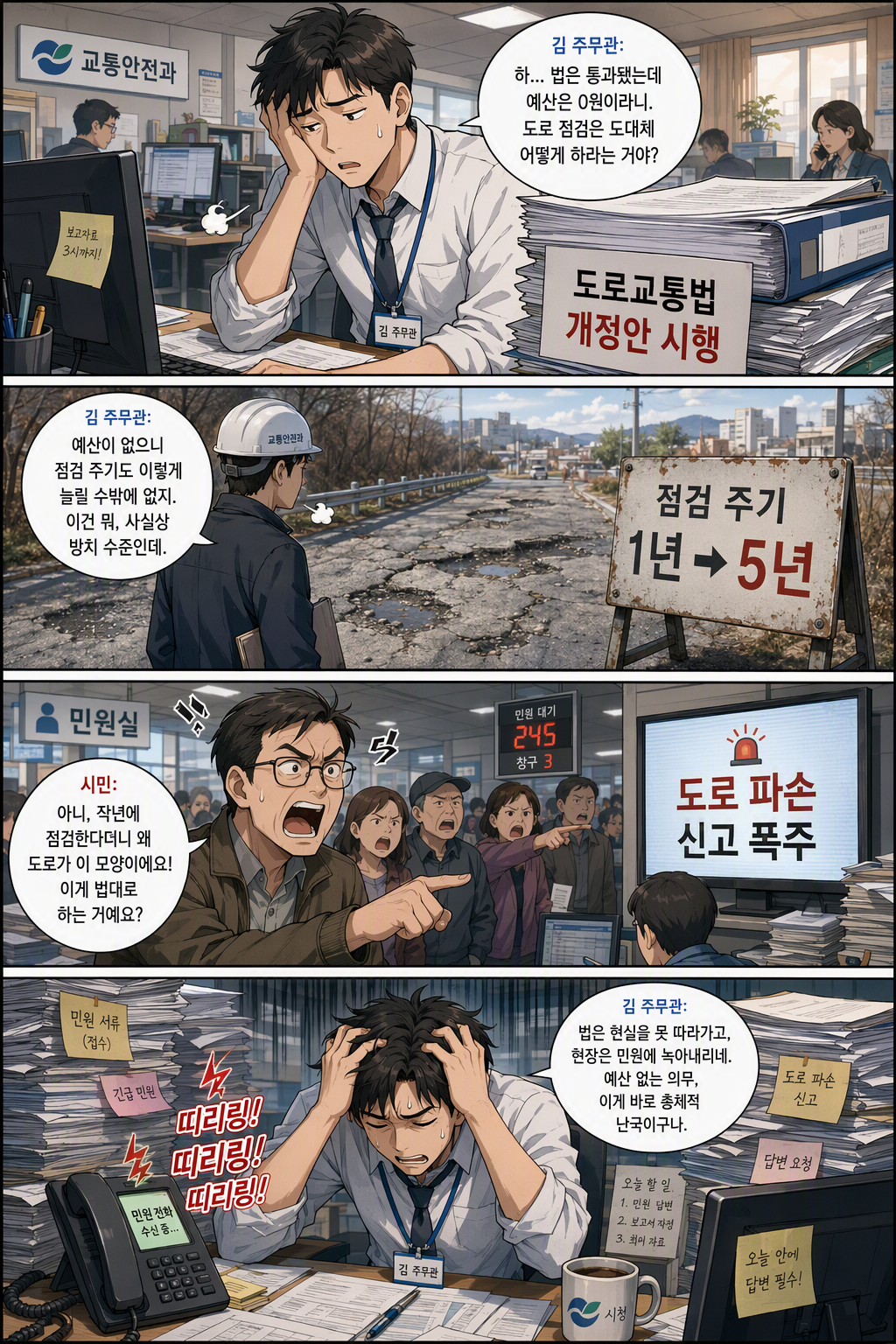 도로교통법 일부개정법률안 웹툰 1