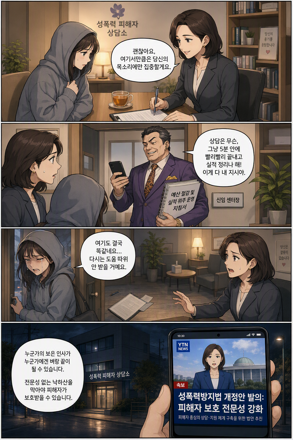 성폭력방지 및 피해자보호 등에 관한 법률 일부개정법률안 웹툰 1