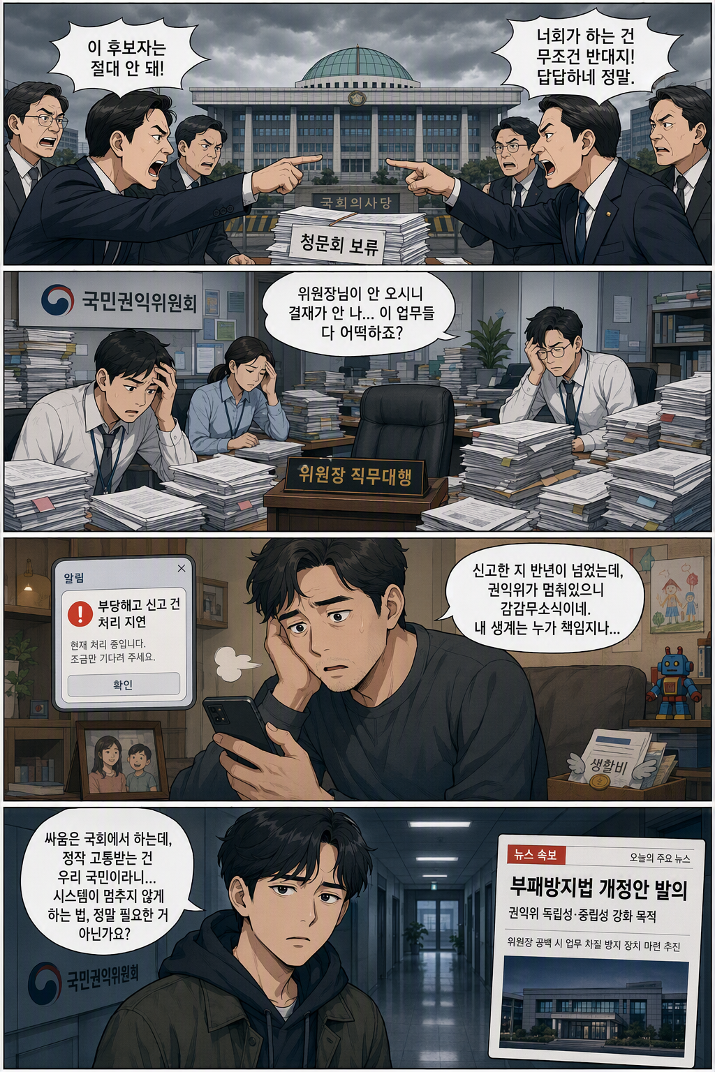 부패방지 및 국민권익위원회의 설치와 운영에 관한 법률 일부개정법률안 웹툰 1