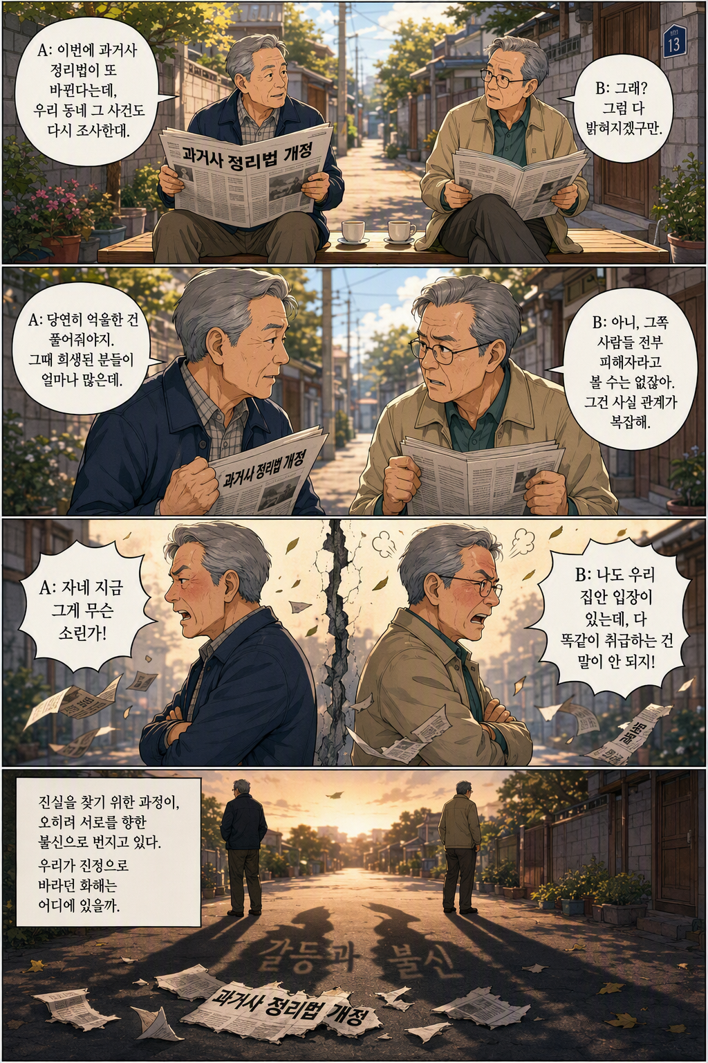 진실·화해를 위한 과거사정리 기본법 일부개정법률안 웹툰 1
