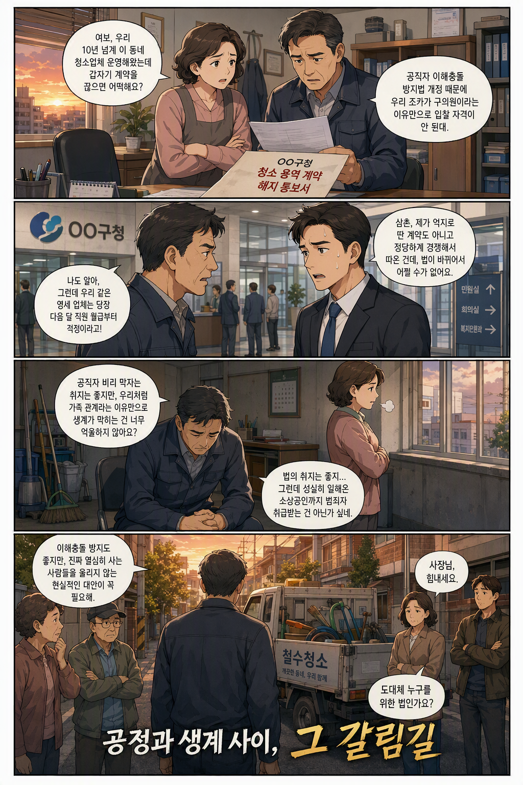 공직자의 이해충돌 방지법 일부개정법률안 웹툰 1