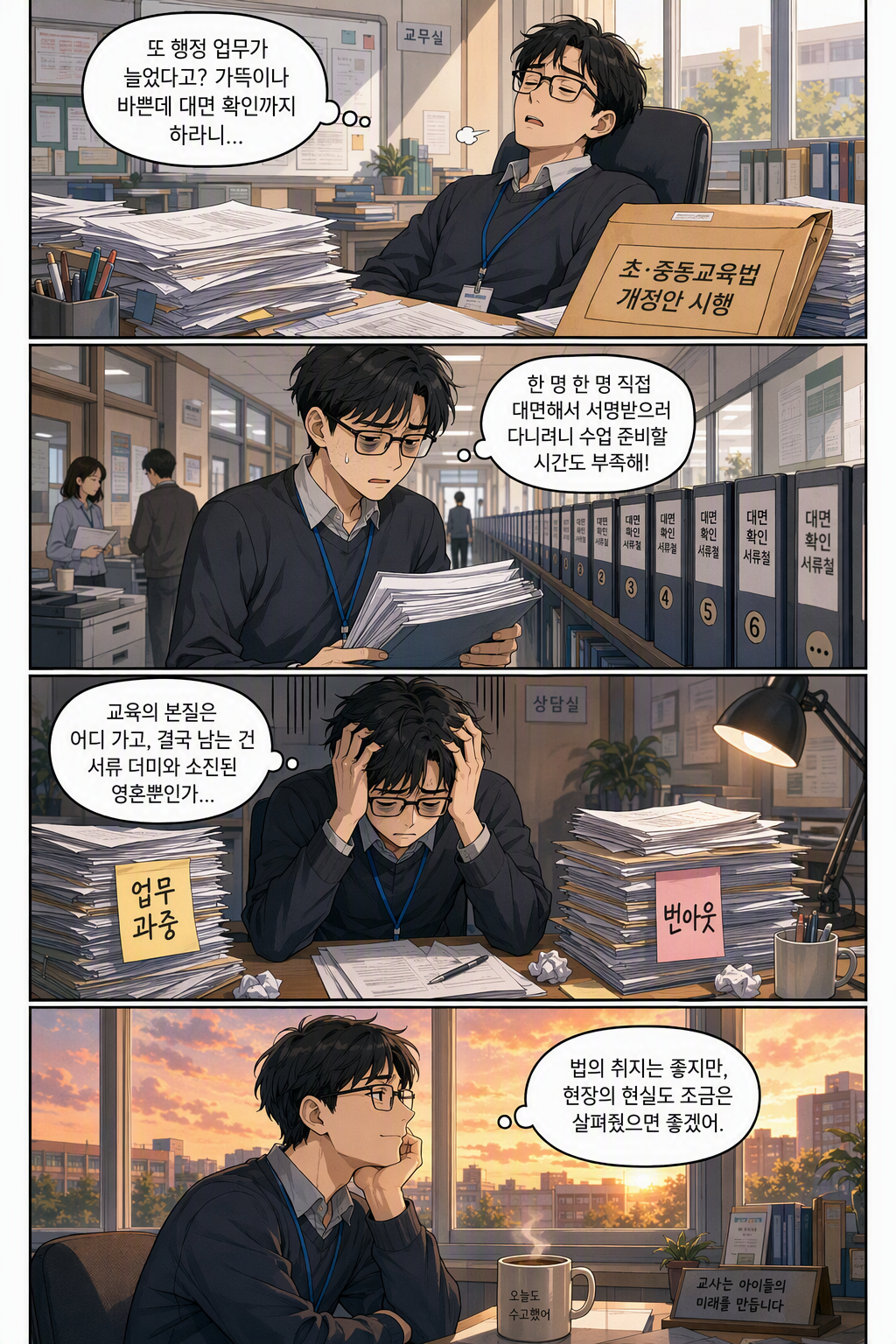 초·중등교육법 일부개정법률안 웹툰 1