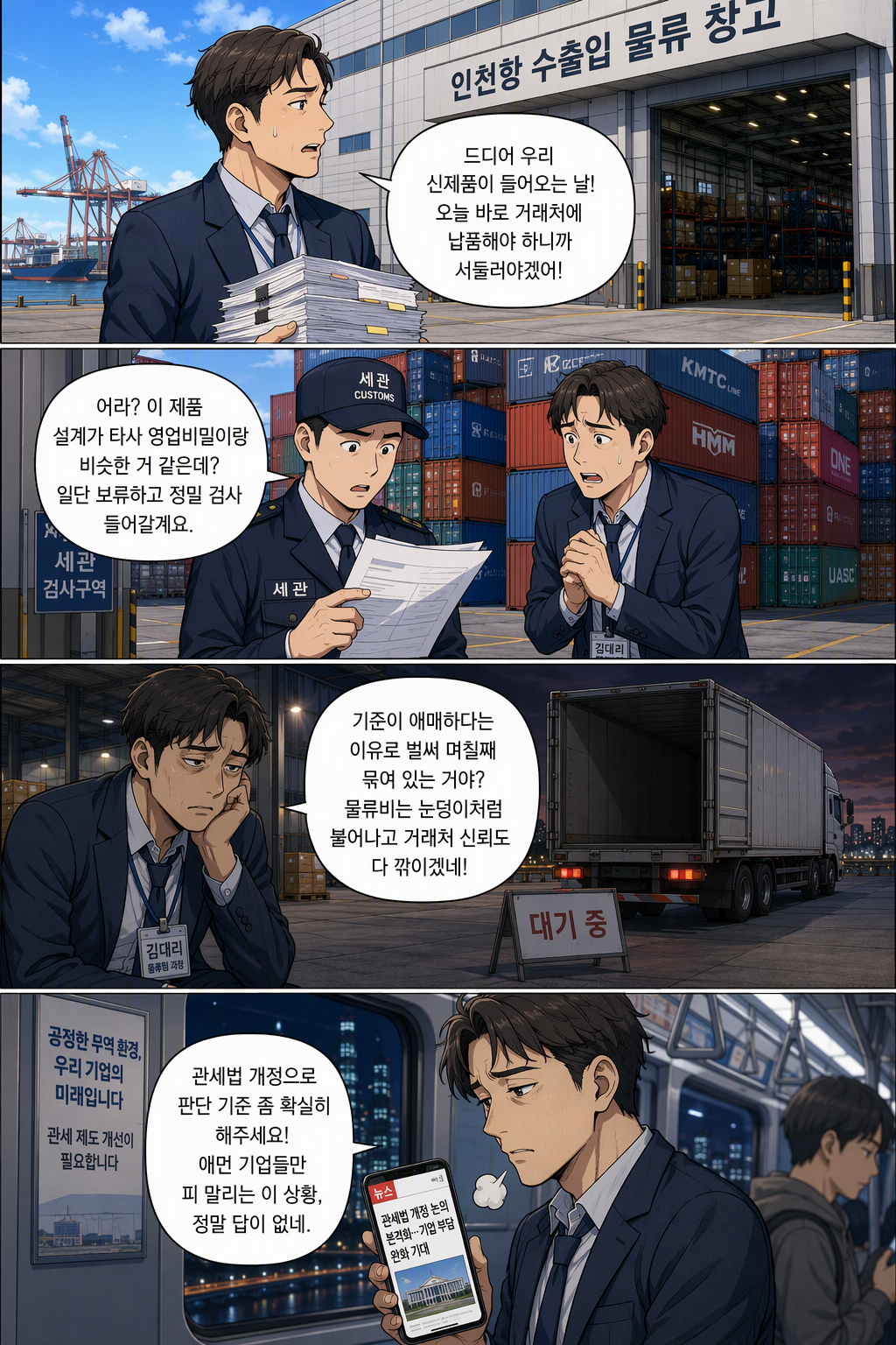관세법 일부개정법률안 웹툰 1