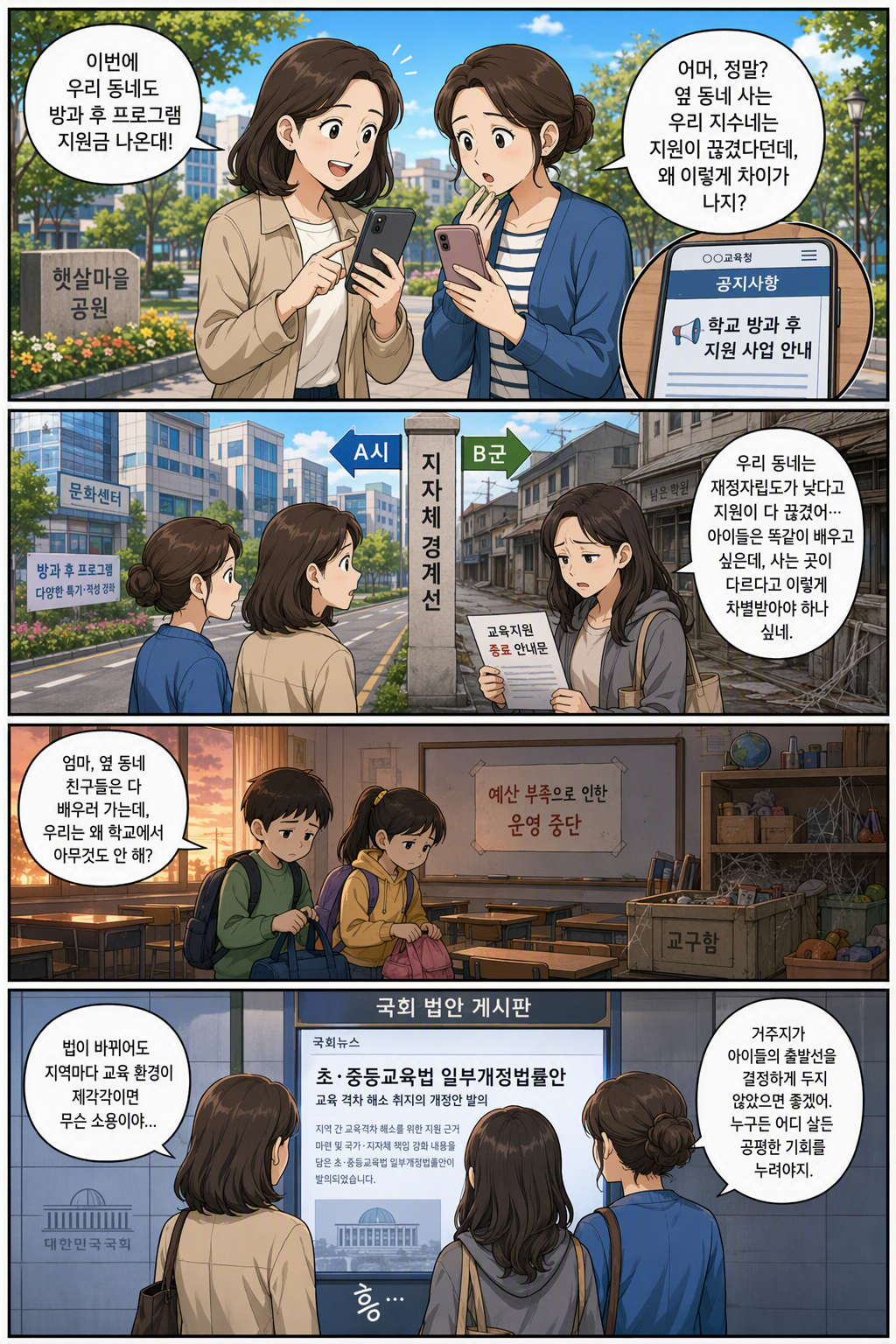 초·중등교육법 일부개정법률안 웹툰 1