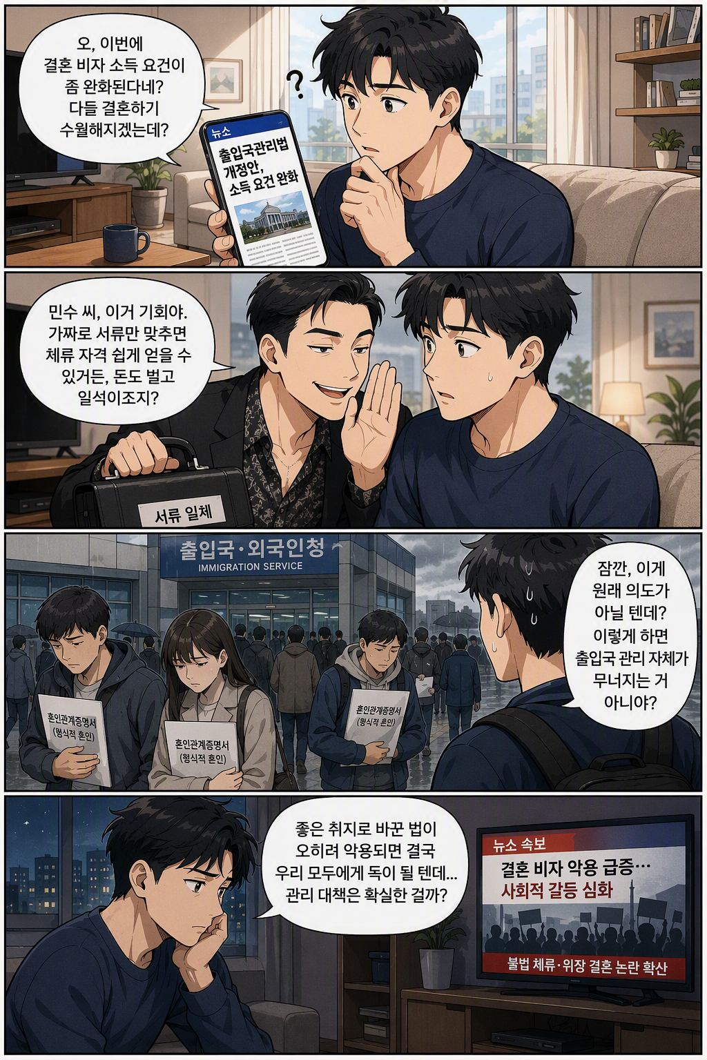 출입국관리법 일부개정법률안 웹툰 1