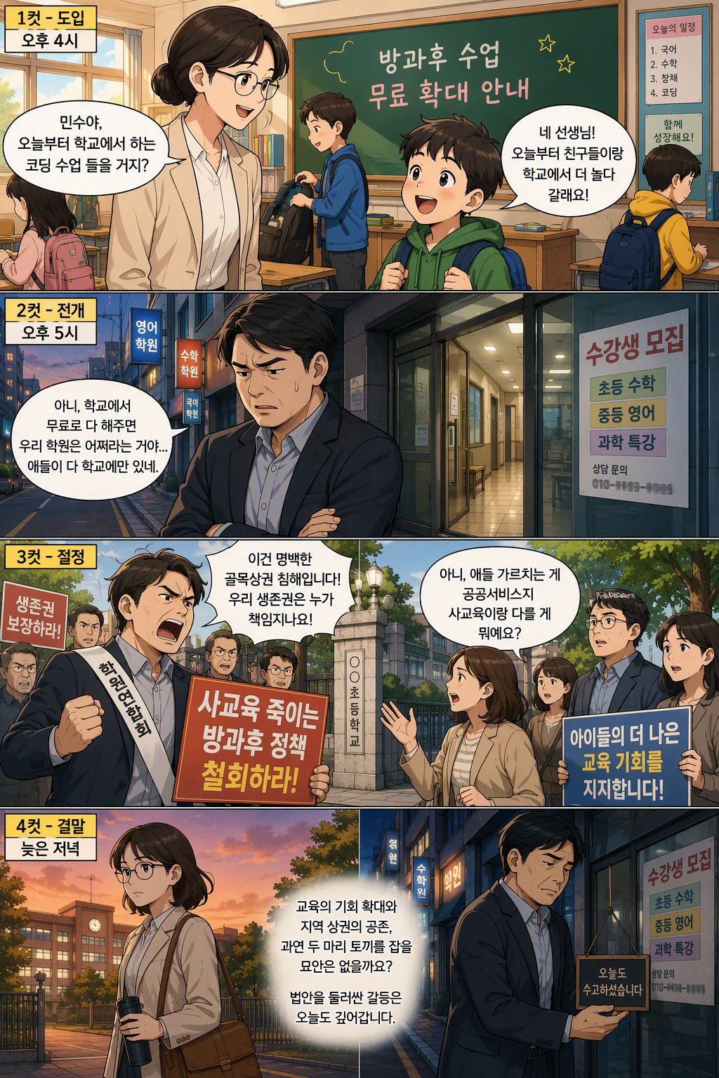 초·중등교육법 일부개정법률안 웹툰 1