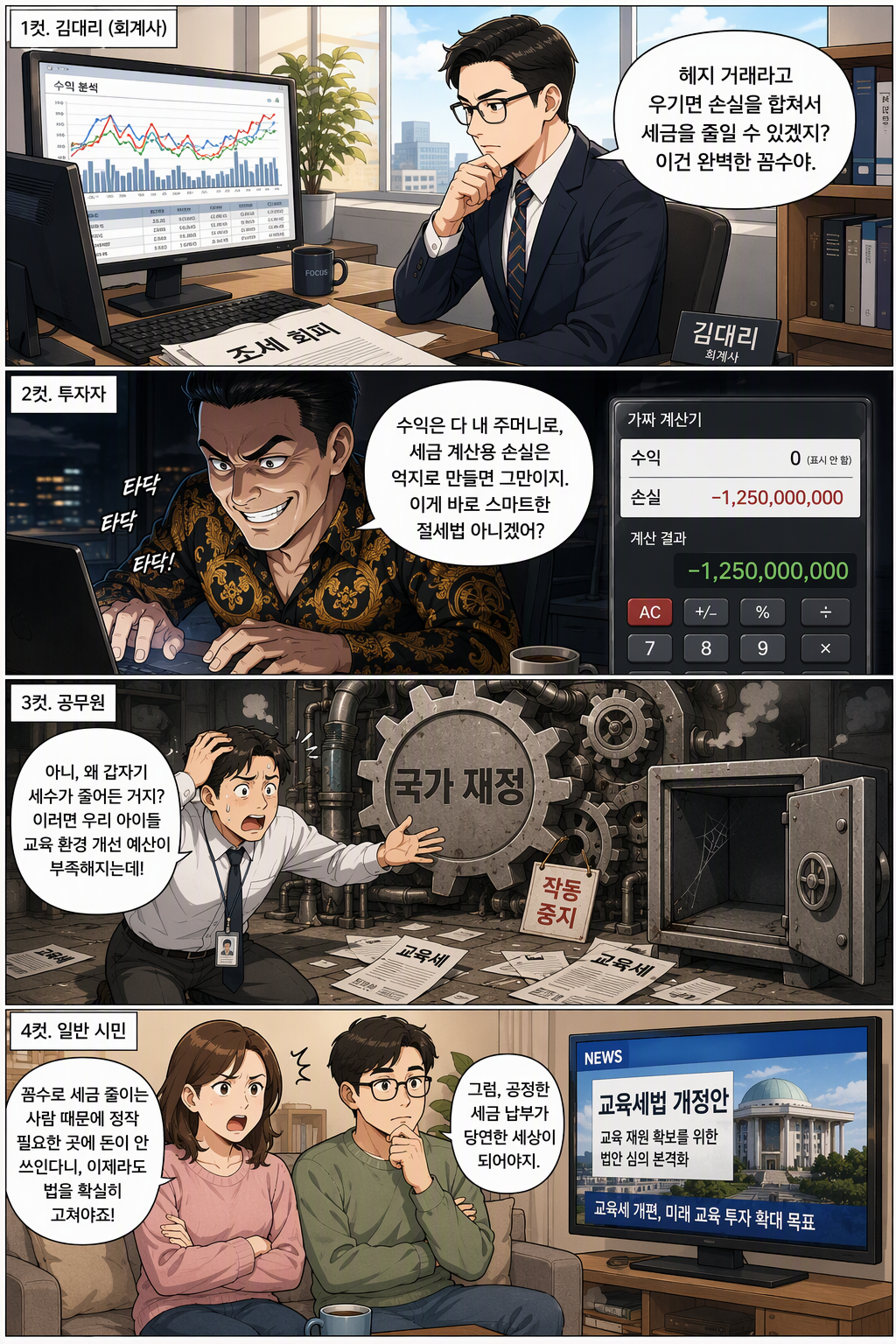 교육세법 일부개정법률안 웹툰 1